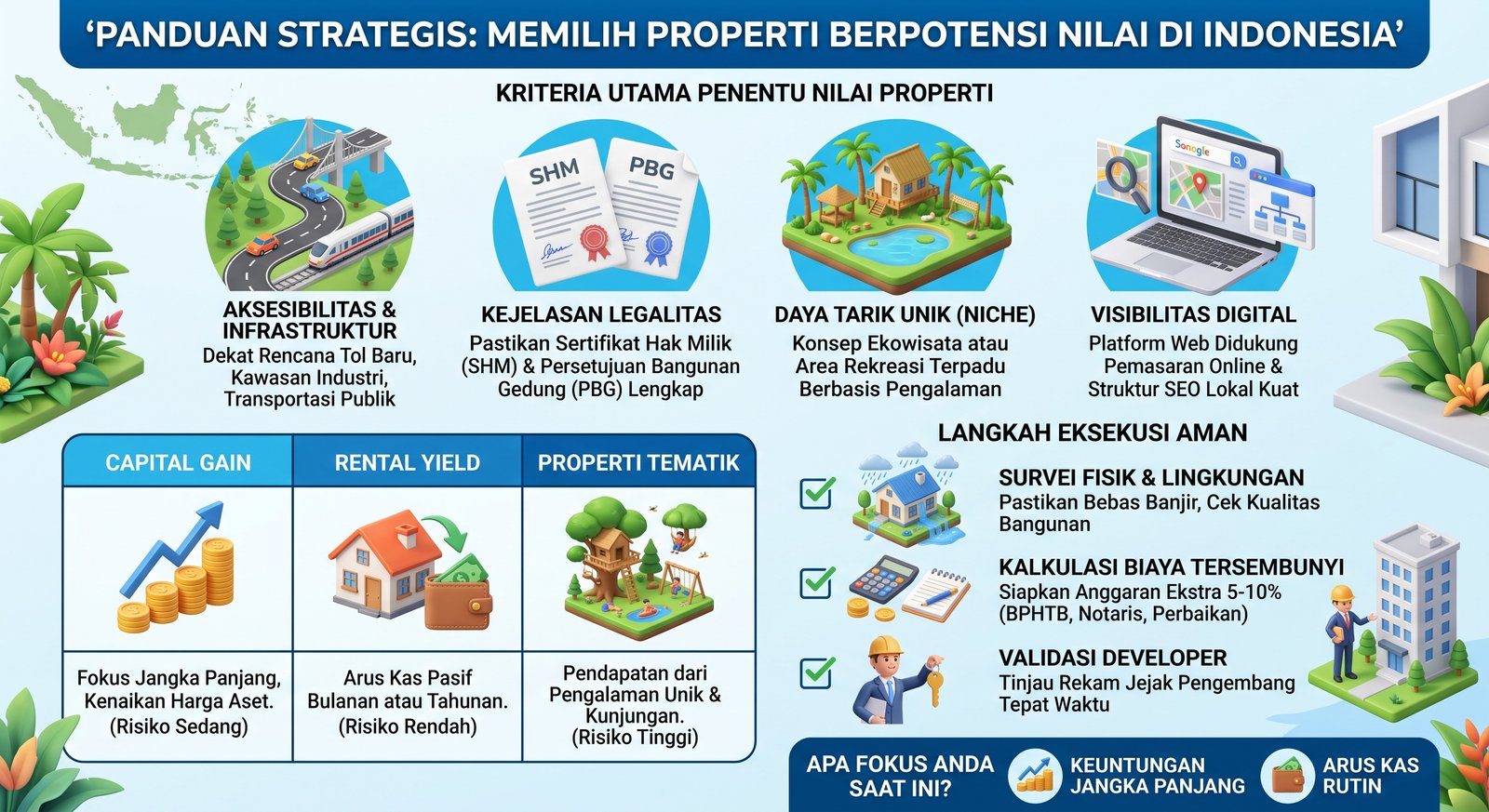 Investasi Properti Cara Memilih Rumah dan Properti yang Berpotensi Bernilai