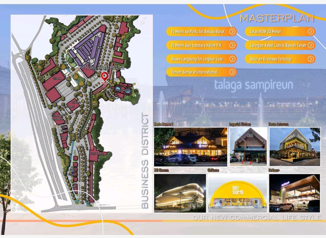 DIJUAL RUKO AMSTERDAM GRAND KOTA BINTANG